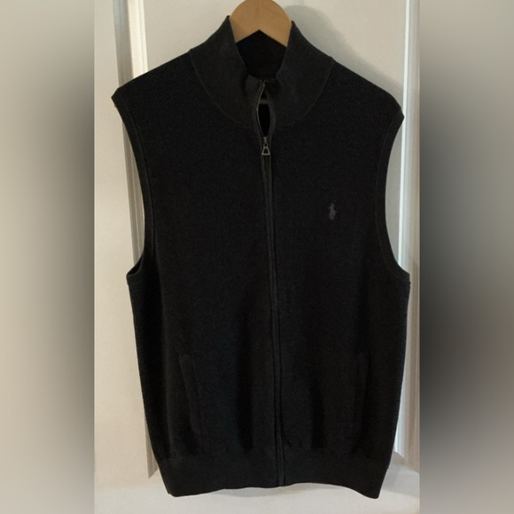 Polo Ralph Lauren Black Vest xl - Picture 1 of 7